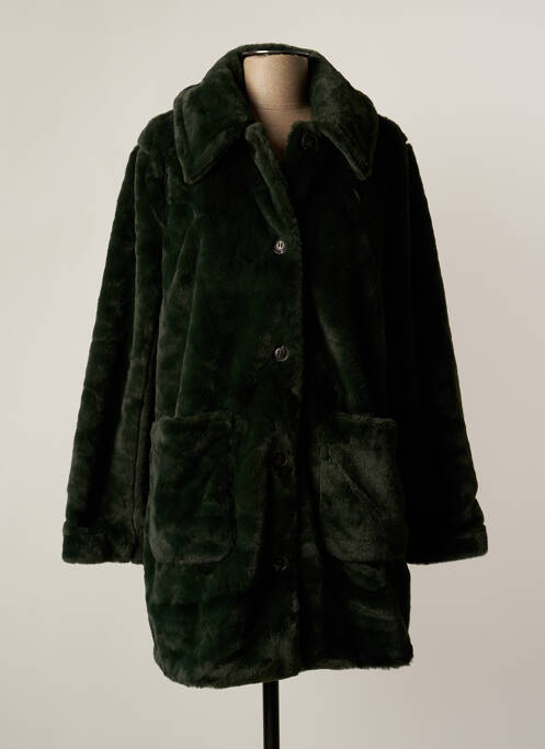 Manteau long vert VILA pour femme