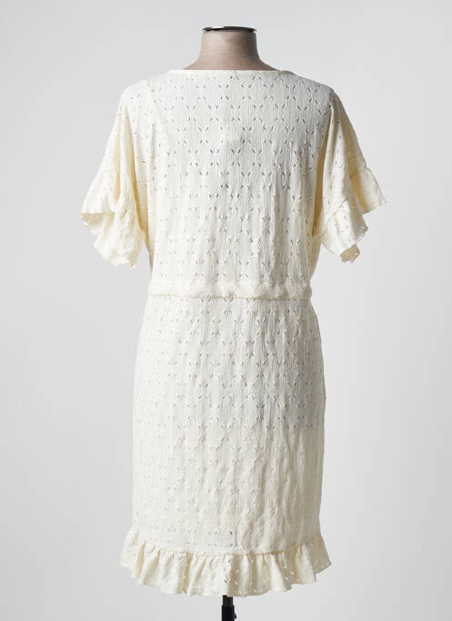 Robe courte blanc PIECES pour femme