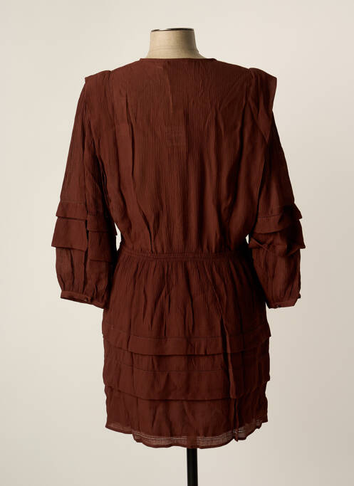 Robe courte marron SESSUN femme