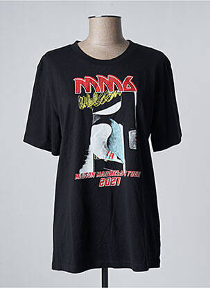 T-shirt noir MAISON MARTIN MARGIELA femme