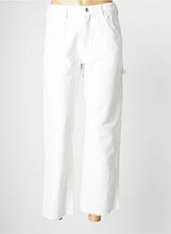 Jeans boyfriend blanc SACK'S femme