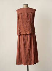 Robe mi-longue rose MAX&CO. pour femme seconde vue