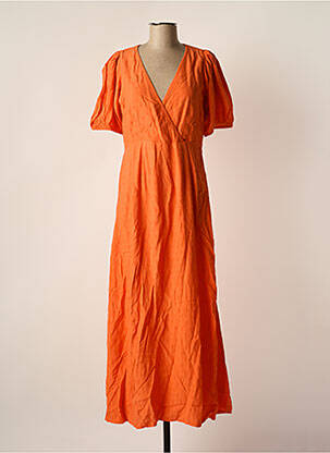 Robe longue orange Y.A.S femme