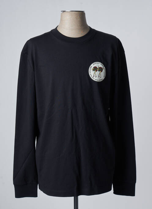 T-shirt noir SCOTCH & SODA pour homme