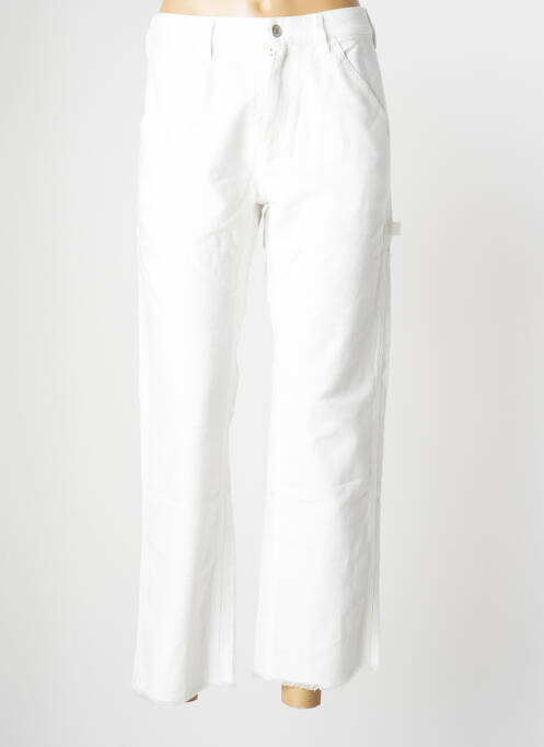 Jeans boyfriend blanc SAK'S pour femme