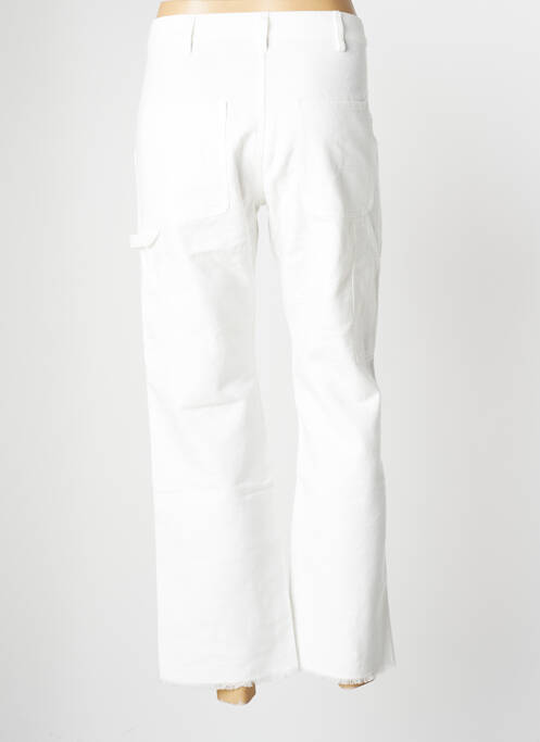 Jeans boyfriend blanc SAK'S pour femme