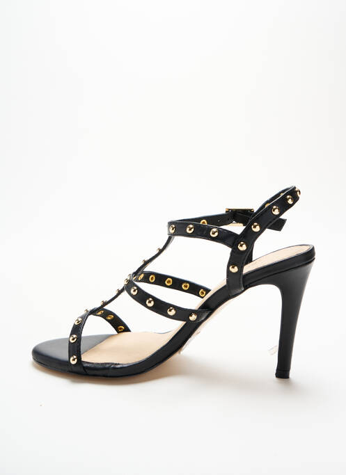 Sandales/Nu pieds noir COSMOPARIS pour femme