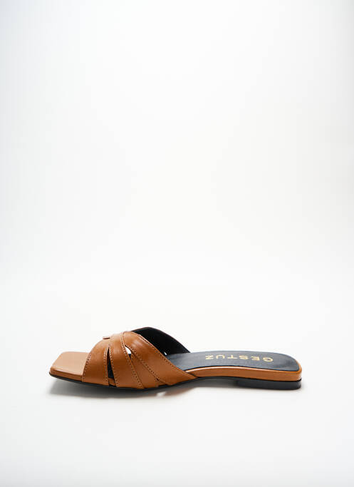 Mules/Sabots marron GESTUZ pour femme