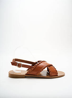 Sandales/Nu pieds beige ANAKI pour femme