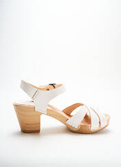Sandales/Nu pieds blanc BOSABO pour femme seconde vue