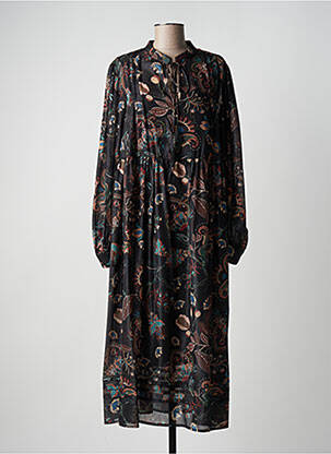 Robe mi-longue noir IMPERIAL femme