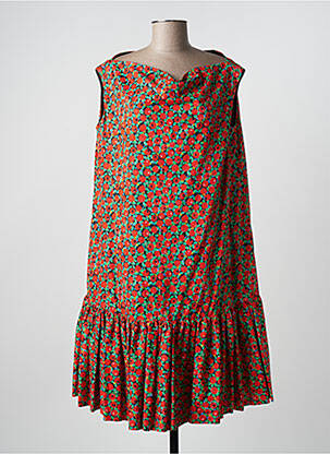 Robe mi-longue rouge L'AUTRE CHOSE femme