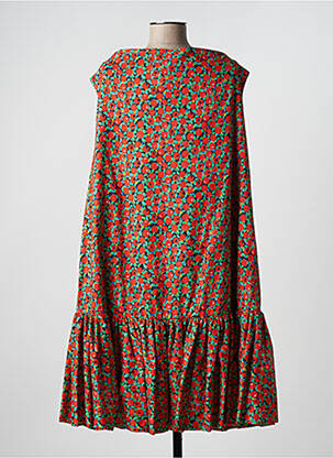 Robe mi-longue rouge L'AUTRE CHOSE femme