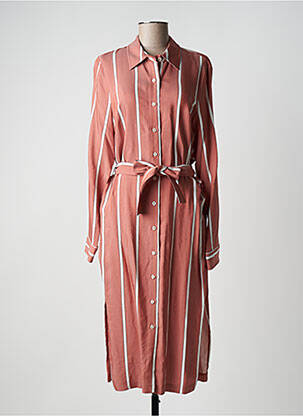 Robe mi-longue rose LA PETITE FRANCAISE femme