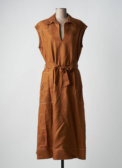 Robe longue marron PAUL & JOE pour femme