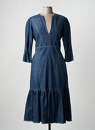 Robe mi-longue bleu PINKO pour femme