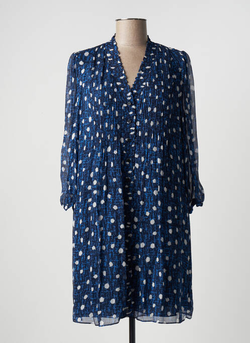 Robe courte bleu DIANE VON FURSTENBERG pour femme