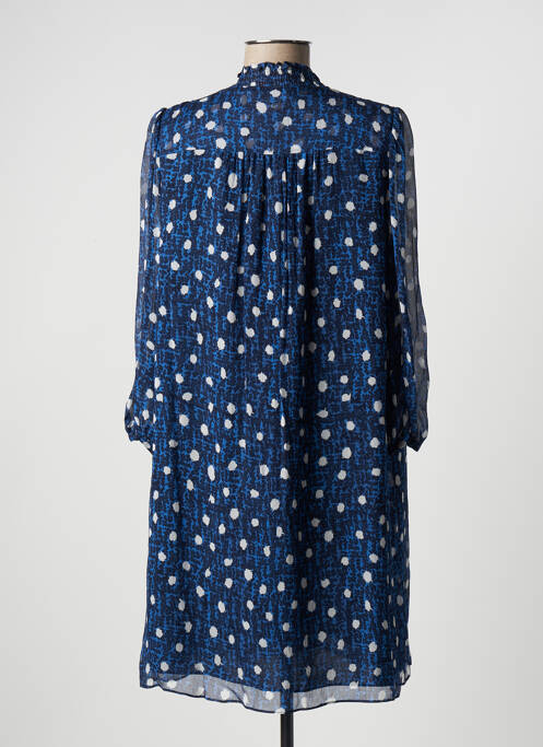 Robe courte bleu DIANE VON FURSTENBERG pour femme
