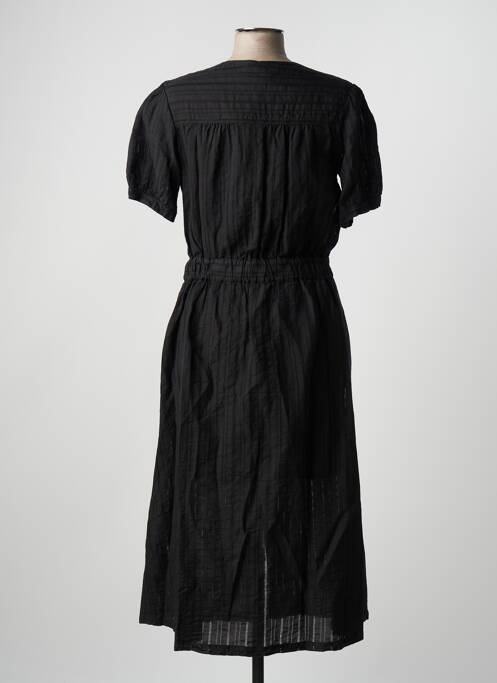 Robe mi-longue noir POMANDERE femme