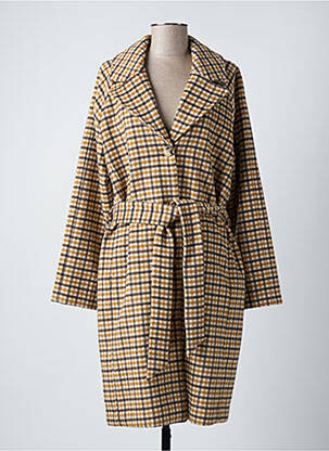 Manteau long beige SELECTED femme