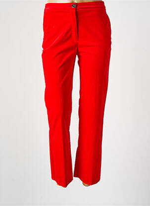 Pantalon droit rouge PINKO femme