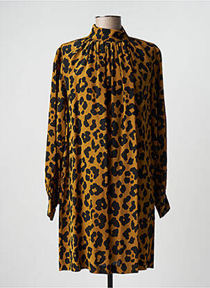 Robe courte marron ATTIC AND BARN femme