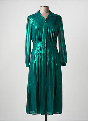 Robe mi-longue vert PINKO femme