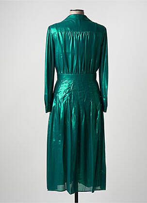 Robe mi-longue vert PINKO femme