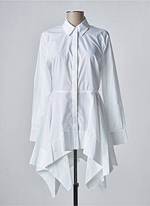 Robe courte blanc KARL LAGERFELD pour femme
