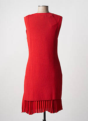 Robe mi-longue orange THEORY femme