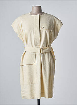 Robe courte beige THEORY femme