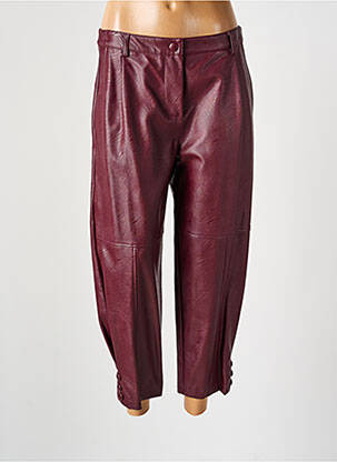 Pantalon droit violet IMPERIAL femme