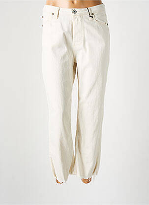 Jeans boyfriend blanc PLEASE femme