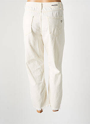 Jeans boyfriend blanc PLEASE femme