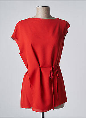 Top orange THEORY femme