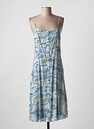 Robe mi-longue bleu THE KOOPLES femme