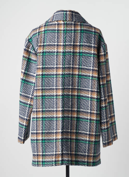 Manteau long vert SAK'S pour femme