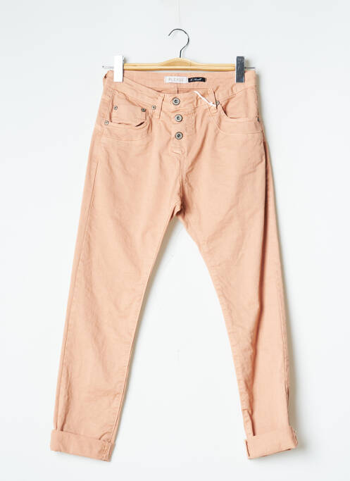 Jeans boyfriend beige PLEASE pour femme