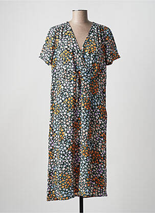 Robe mi-longue noir SELECTED femme