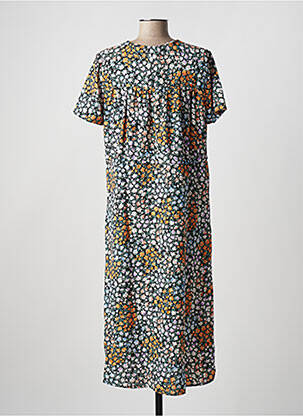 Robe mi-longue noir SELECTED femme