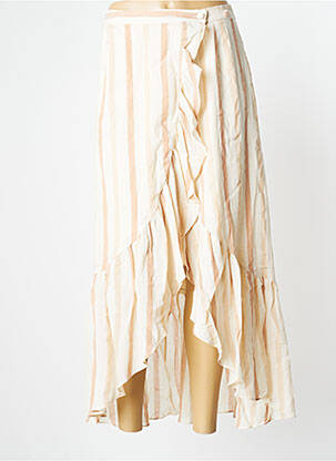 Jupe mi-longue beige DAY OFF femme