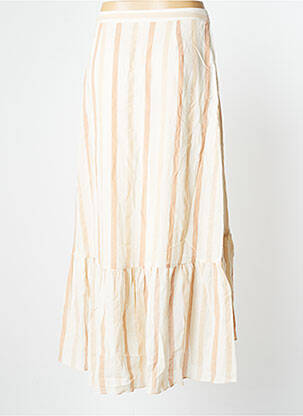 Jupe mi-longue beige DAY OFF femme
