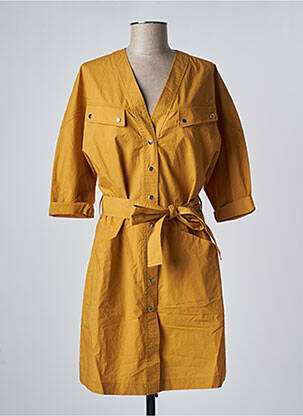 Robe courte jaune BELLEROSE femme