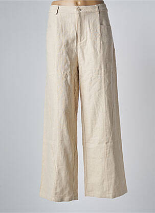 Pantalon large beige MOLLY BRACKEN pour femme