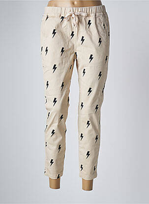 Pantalon droit beige SACK'S femme
