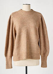 Pull beige SELECTED pour femme seconde vue
