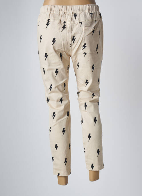 Pantalon droit beige SAK'S pour femme