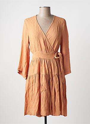 Robe courte orange Y.A.S femme
