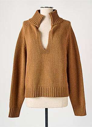 Pull marron LAURENCE BRAS femme