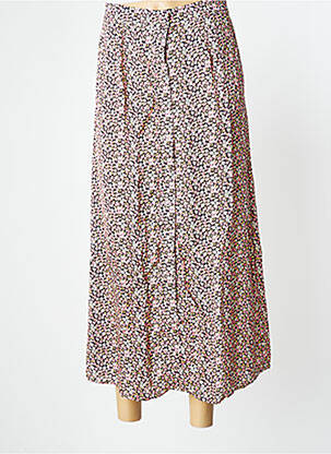Jupe mi-longue rouge BELLEROSE femme
